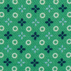 PORTACARTE DI CREDITO SETA E PELLE VERDE CHIARO 5 scomparti