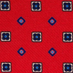 PORTACARTE PIEGHEVOLE IN SETA PELLE ROSSO 10 scomparti