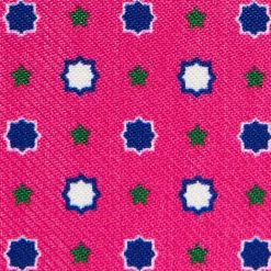 PORTACARTE PIEGHEVOLE IN SETA PELLE FUCSIA 10 scomparti