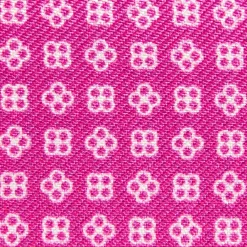 PORTACARTE PIEGHEVOLE IN SETA PELLE FUCSIA 10 scomparti