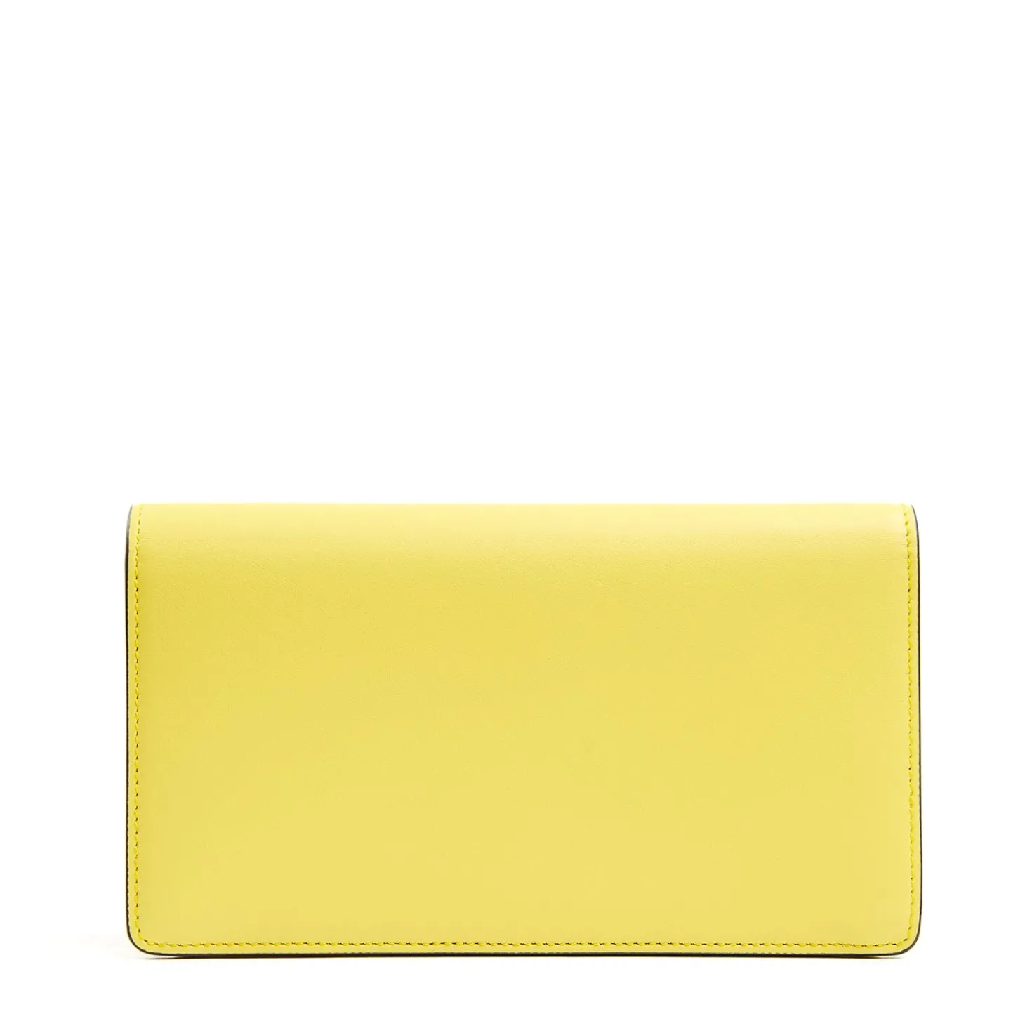 PORTAFOGLIO GRANDE GIALLO In pelle liscia