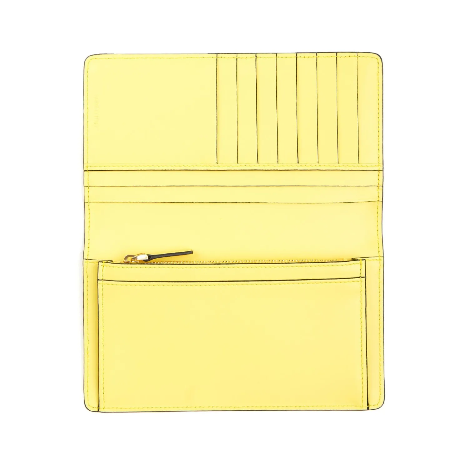 PORTAFOGLIO GRANDE GIALLO In pelle liscia