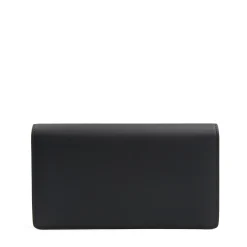 PORTAFOGLIO GRANDE NERO In pelle liscia