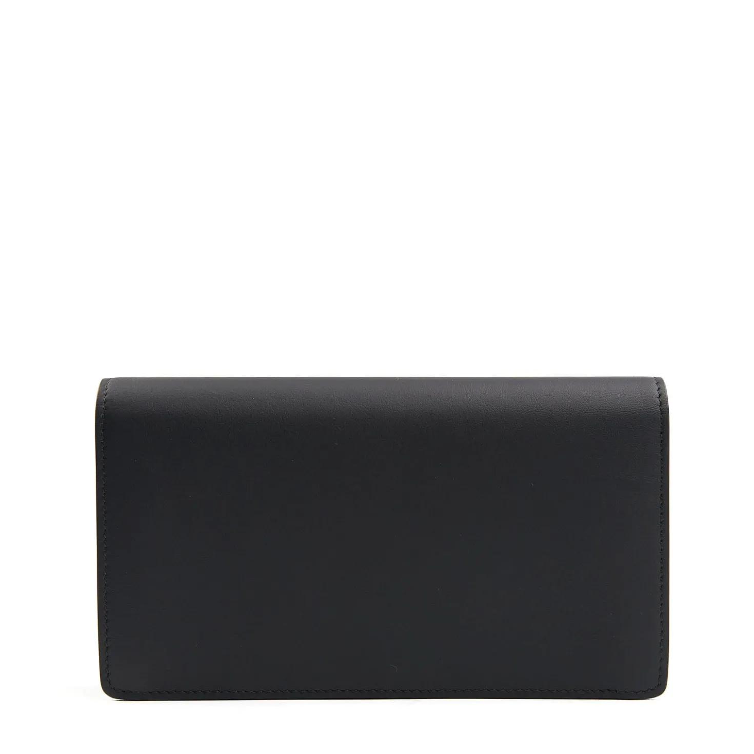 PORTAFOGLIO GRANDE NERO In pelle liscia