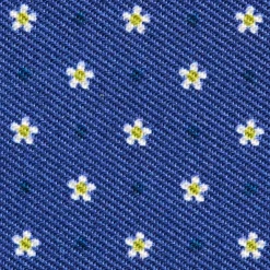 PORTAFOGLIO PICCOLO BLU In seta e pelle