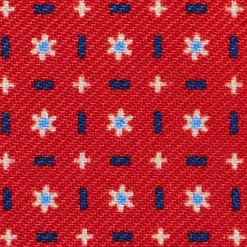 PORTAFOGLIO PICCOLO ROSSO In seta e pelle