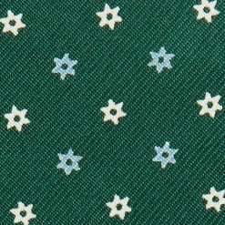 PORTAOCCHIALI VERDE SCURO In seta stampata a mano