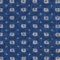 SCALDACOLLO BLU MICROFANTASIA In cashmere
