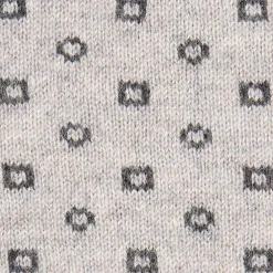 SCALDACOLLO GRIGIO SCURO MICROFANTASIA In cashmere