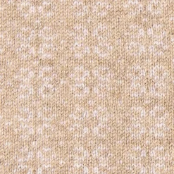 SCALDACOLLO MARRONE CHIARO E BEIGE MICROFANTASIA In cashmere
