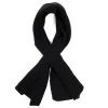 SCALDACOLLO NERO IN CASHMERETinta unita
