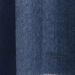 SCIARPA BICOLOR BLU IN LANA E CASHMERE Tinta unita