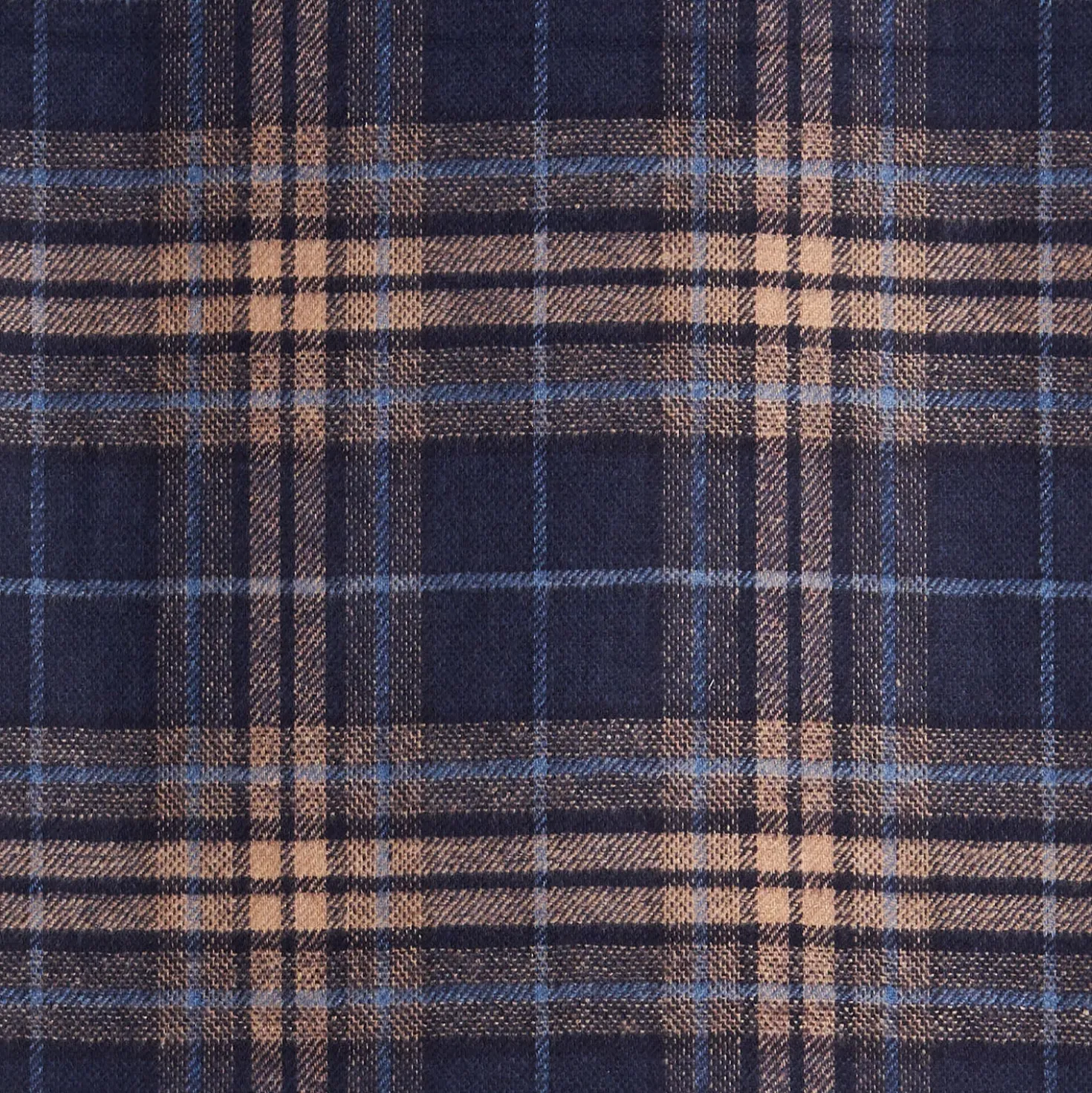 SCIARPA BICOLOR BLU IN SETA E CASHMERE Check