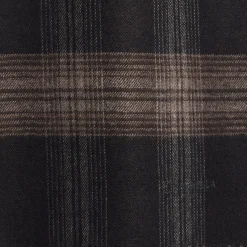 SCIARPA BICOLOR MARRONE IN SETA E CASHMERE Check