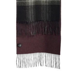 SCIARPA BICOLOR VERDE IN SETA E CASHMERE Check