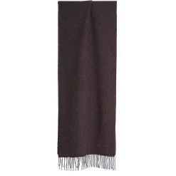 SCIARPA COLOR MARRONE SCURO In cashmere