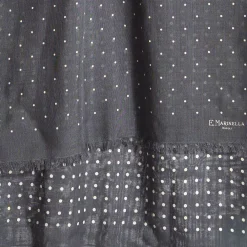 SCIARPA GRIGIO SCURO IN LANA E SETA Pois