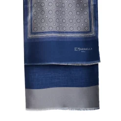 SCIARPA TUBOLARE GRIGIO CHIARO IN SETA TWILL Classic daisy