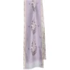 SCIARPA TUBOLARE LILLA IN SETA TWILL Paisley pattern