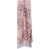 SCIARPA TUBOLARE ROSA IN SETA TWILL Busy pattern