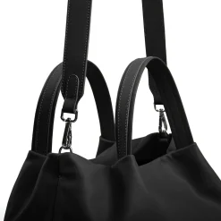 SOFT BAG NERA In pelle liscia
