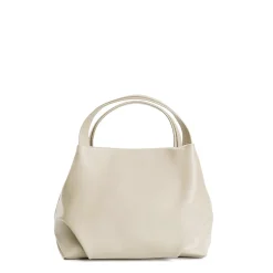 SOFT MINI BAG BEIGE POLVERE In pelle liscia