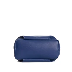 SOFT MINI BAG BLU POLVERE In pelle liscia