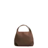 SOFT MINI BAG MARRONE SCURO In pelle liscia