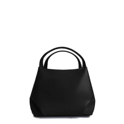 SOFT MINI BAG NERA In pelle liscia