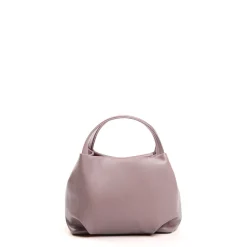 SOFT MINI BAG ROSA In pelle liscia