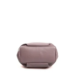 SOFT MINI BAG ROSA In pelle liscia