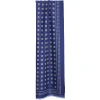 STOLA BLUE IN LANA Decorazioni floreali