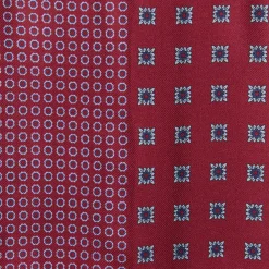 STOLA BORDEAUX IN LANA Decorazioni floreali