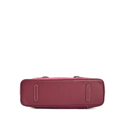 TOTE BAG MIDI BORDEAUX In suede e pelle