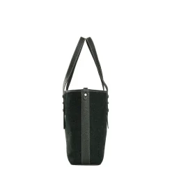 TOTE BAG MIDI VERDE SCURO In lana e pelle