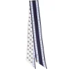 TWILLY IN SETA BLU SCURO Logo em