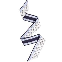 TWILLY IN SETA BLU SCURO Logo em