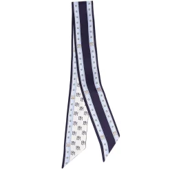 TWILLY IN SETA BLU SCURO Logo em